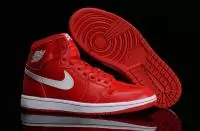 new nike air jordan 1 chaussures homme classique for sale blanc rouge